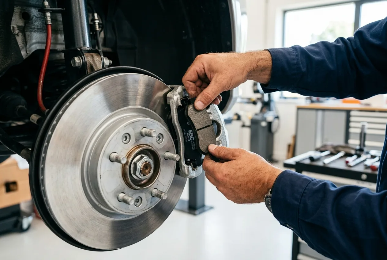 Brake Pad Replacement & Brake Service in Dubai Fix Squeaking Brakes Same-Day