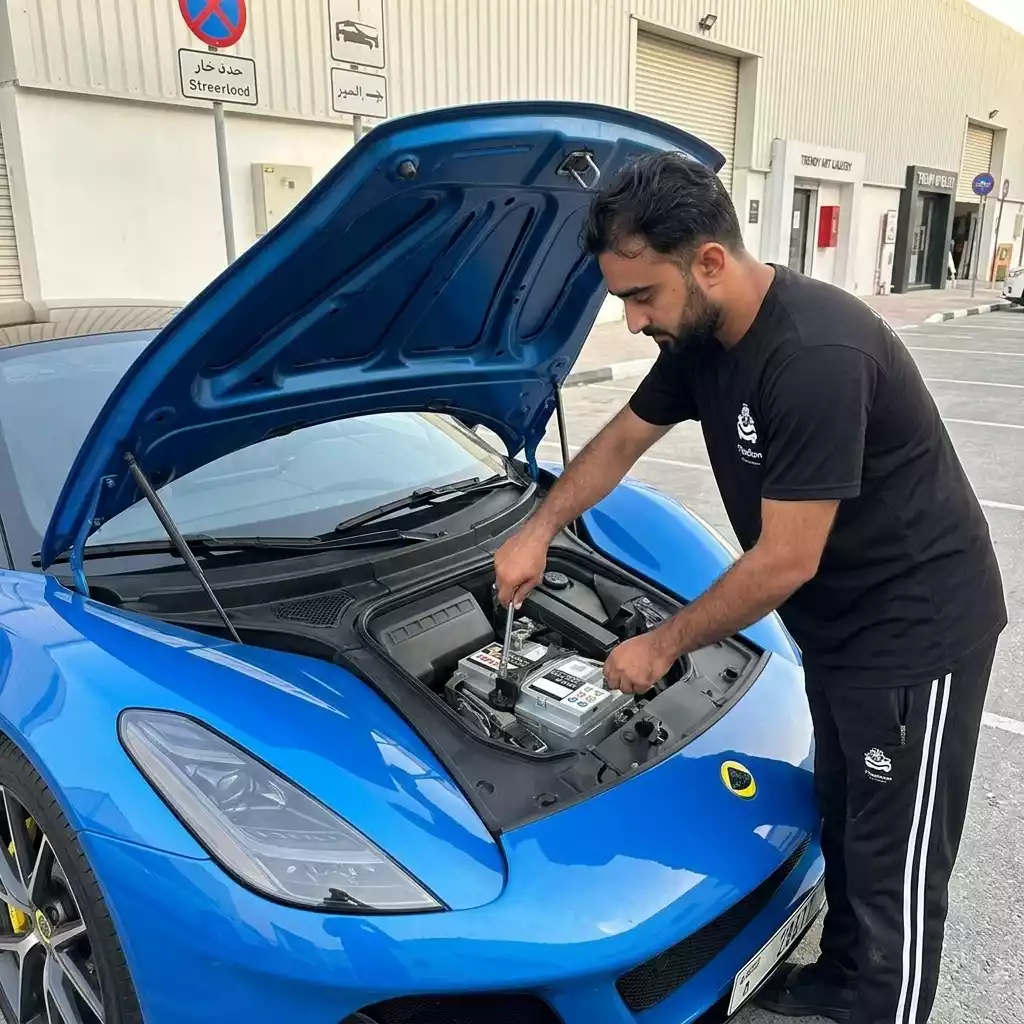 Car battery change in Dubai — instant on-site replacement