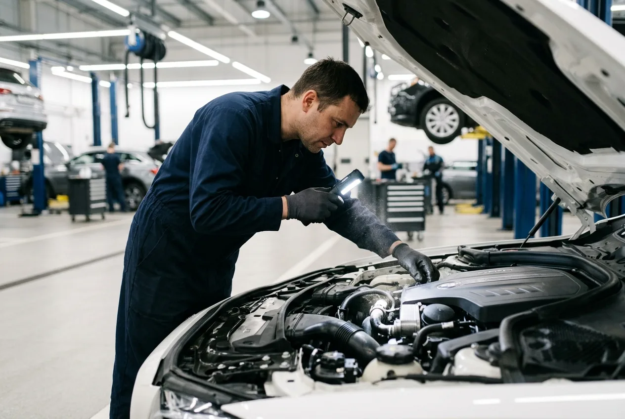 Car Leak Repair in Dubai Oil, Coolant, AC & Water Leaks Fixed