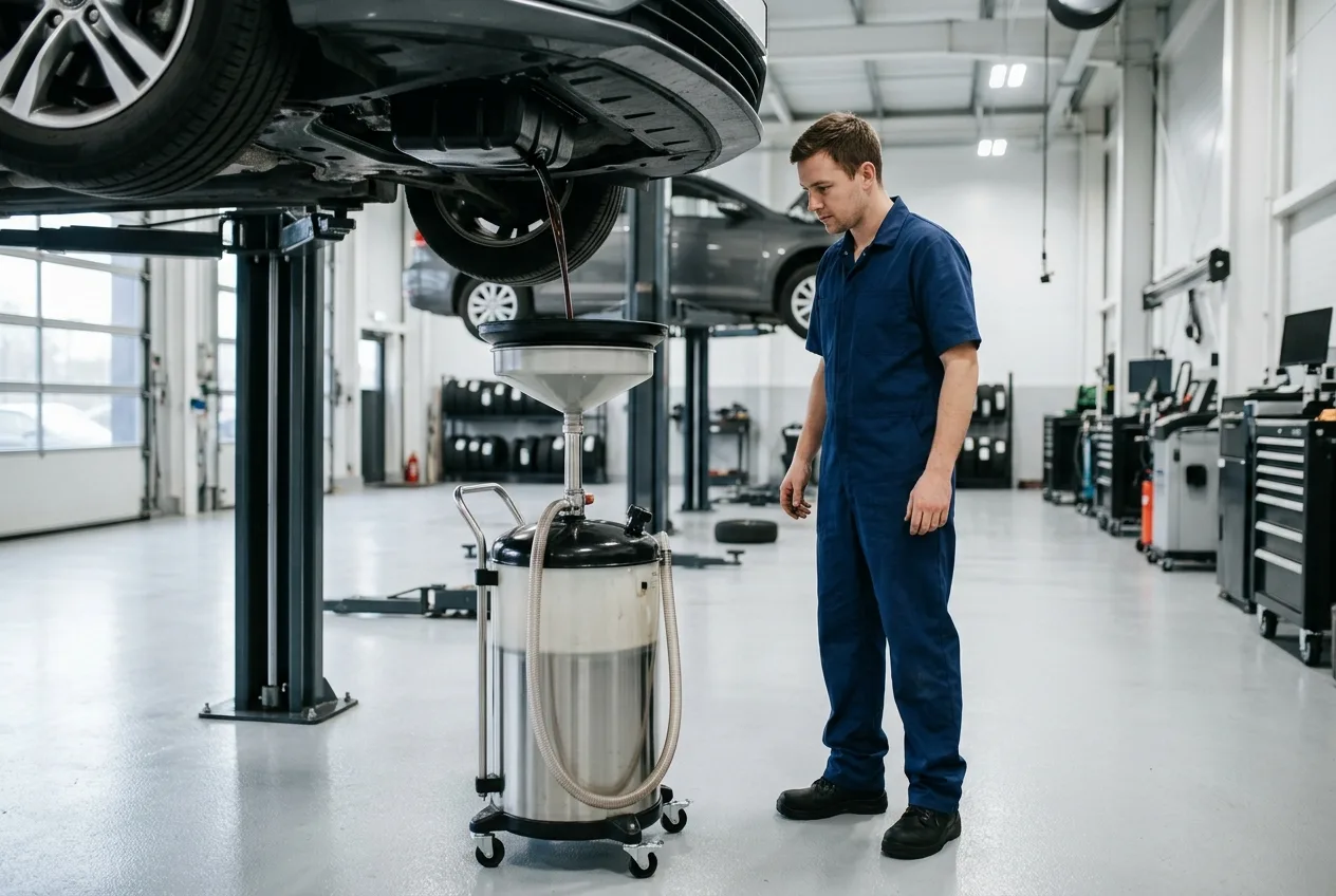 Car Oil Change & Filter Service in Dubai Premium Synthetic Oil Same-Day