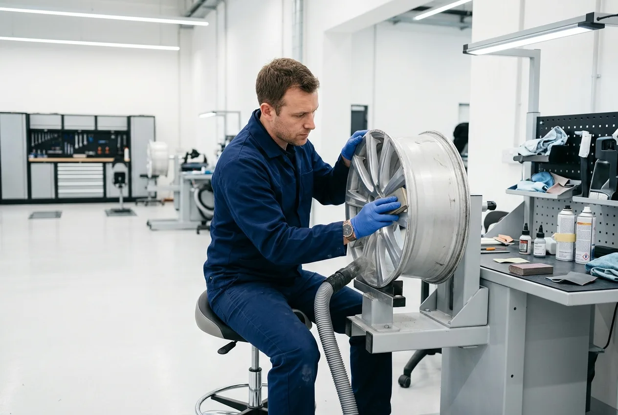 Car Rim Repair & Alloy Wheel Restoration in Dubai Fix Curb Rash & Bent Rims Fast