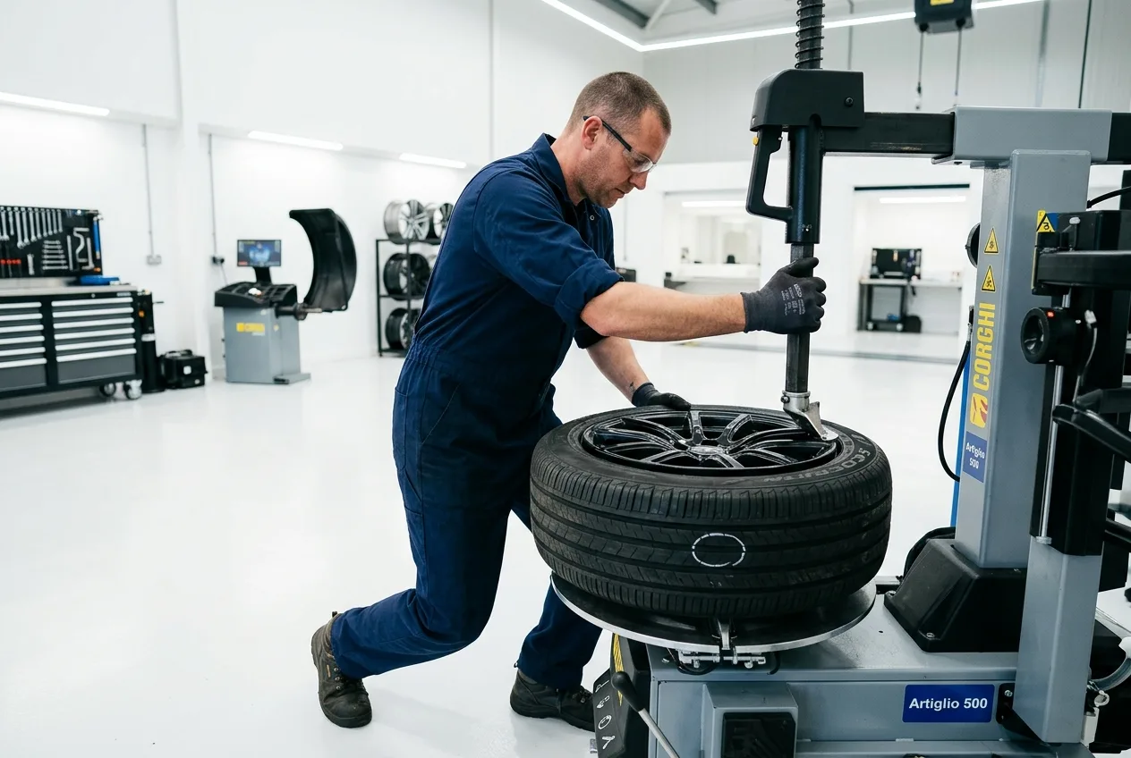 Tyre Repair & Mobile Tyre Replacement in Dubai Fast Puncture Fix & Fitting